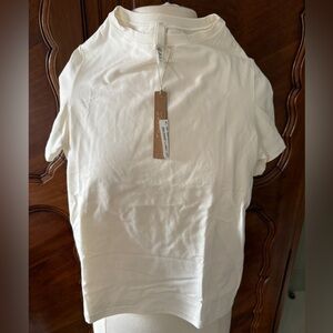 Skims cotton jersey off-white t-shirt